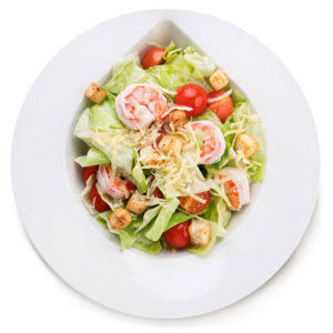 Салат цезарь с креветками (250 гр.)