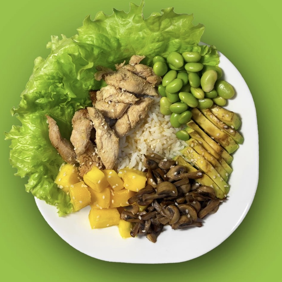 Поке с курицей