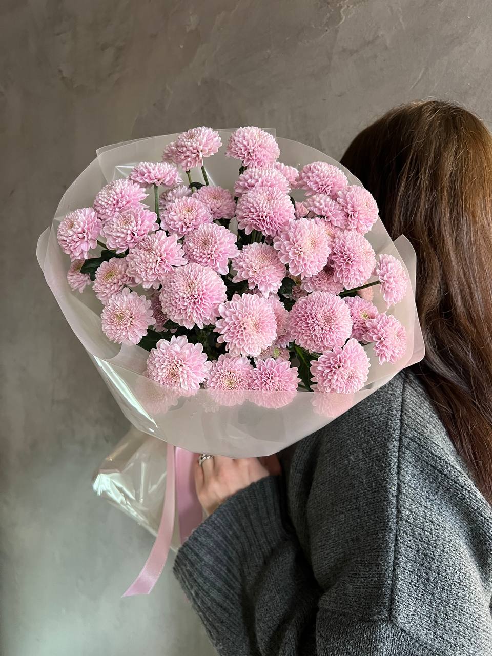 7 веточек розовых сантини Элисон Свит