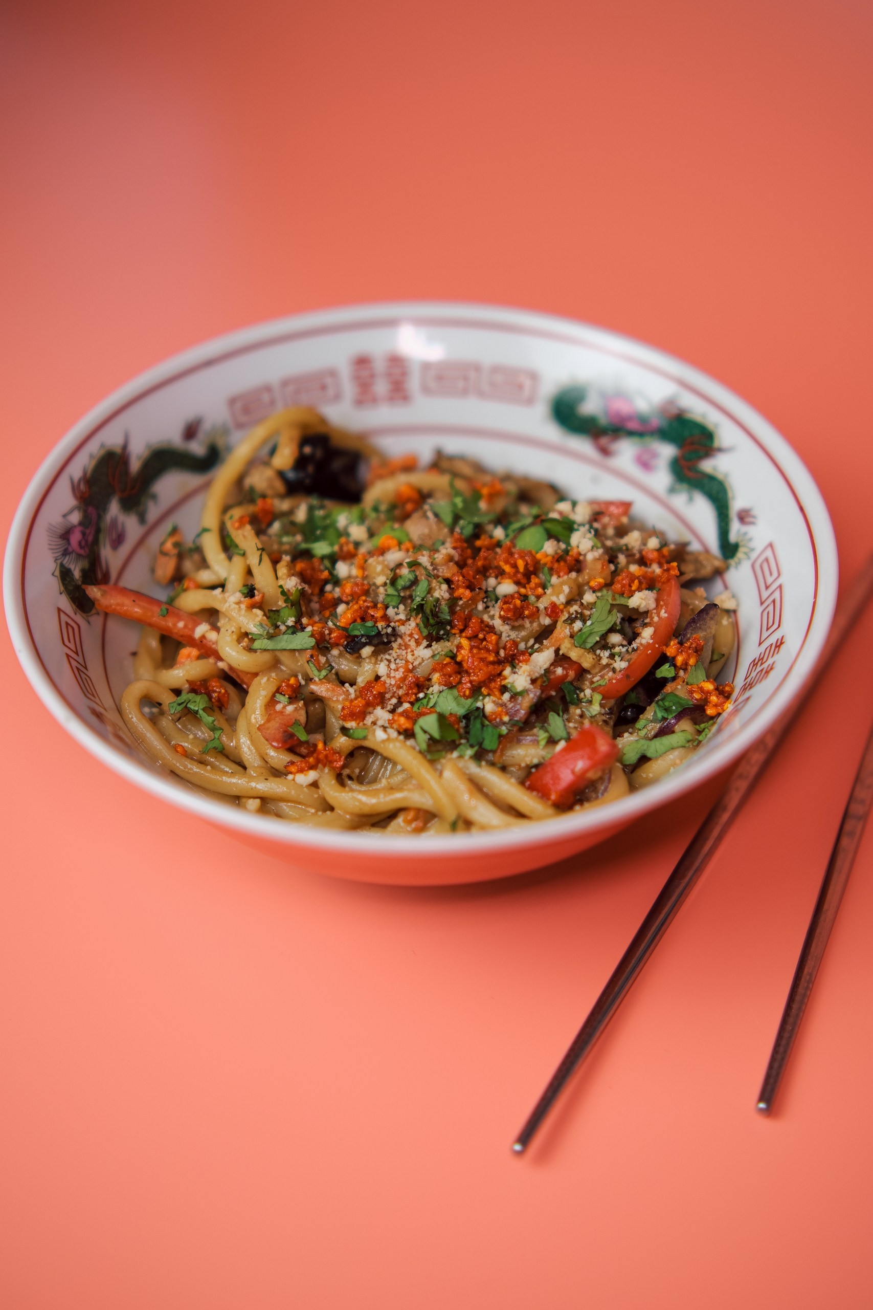 Лапша пикантная с курочкой