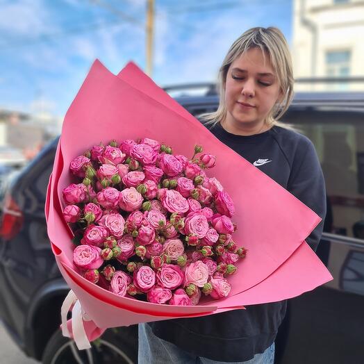 Кустовые розы 