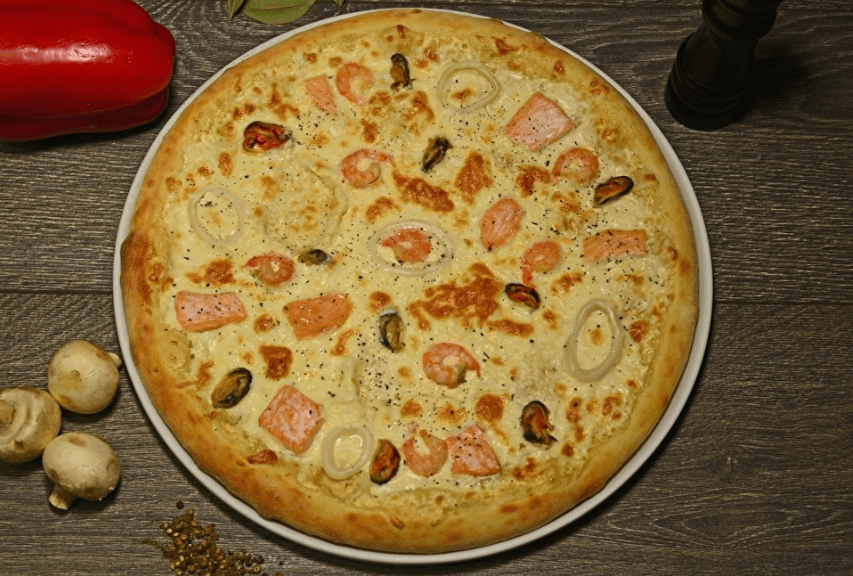 Пицца Морская. 700 гр.