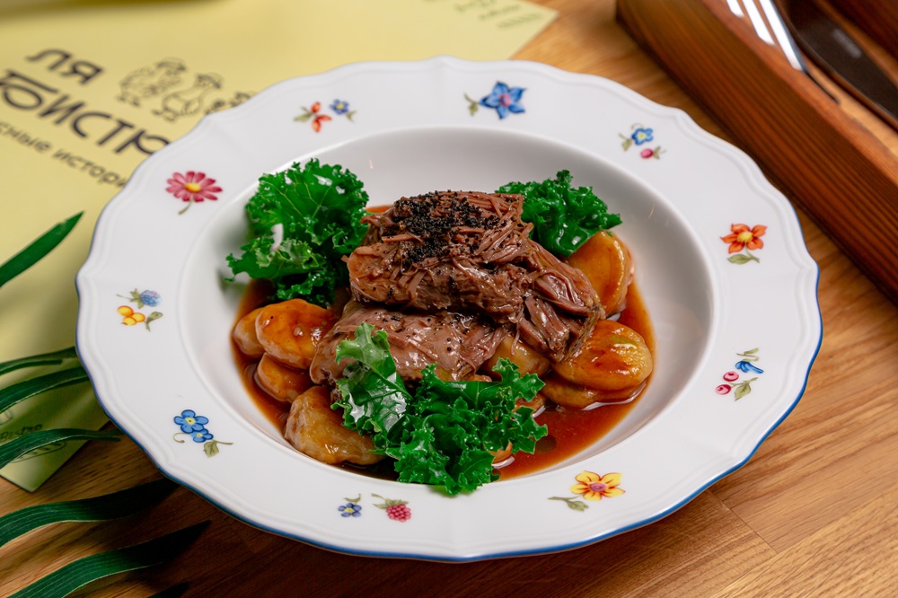 Ньокки с телячьми щёчками 