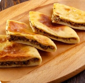 Кубдари из дрожжевого теста