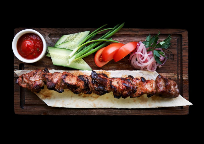 Шашлык из куриного мяса