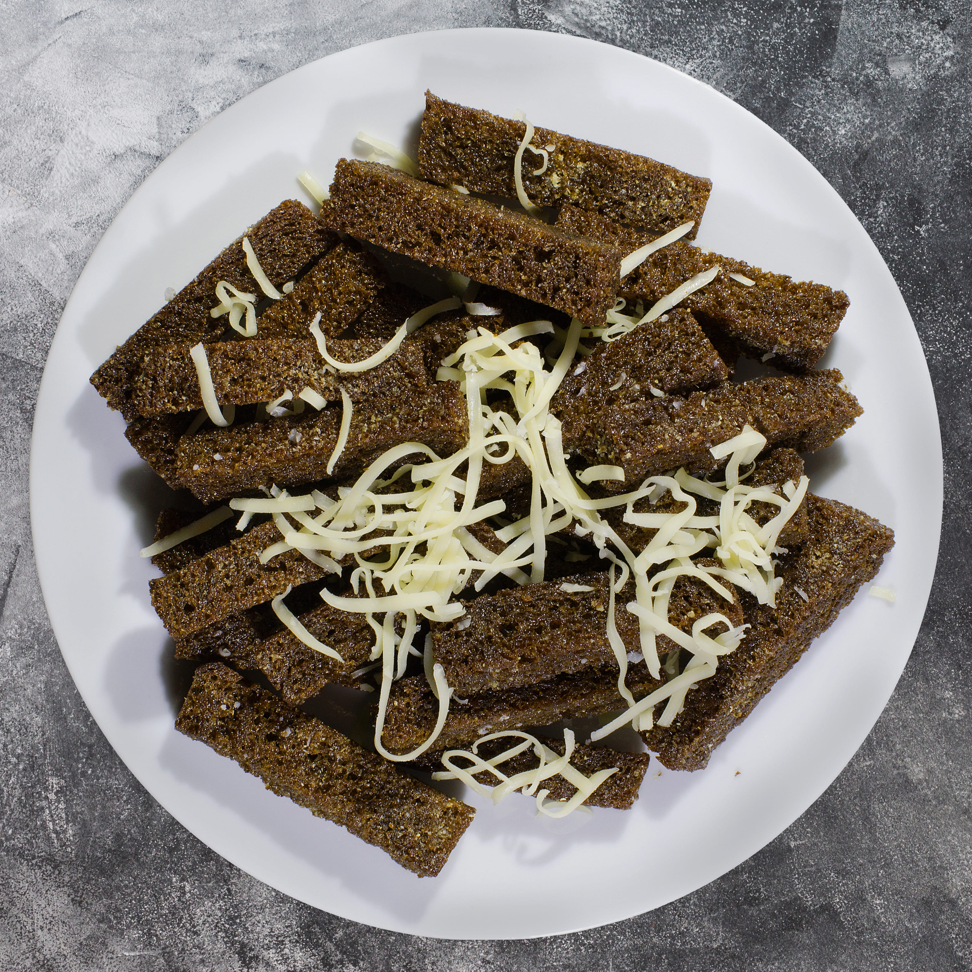 Гренки с Сыром и Чесноком