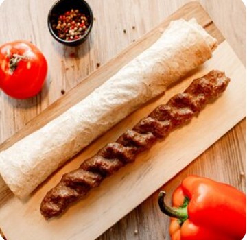 Люля из баранины в лаваше