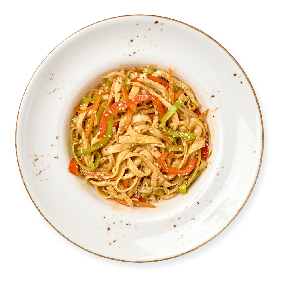 Лапша Удон с курой