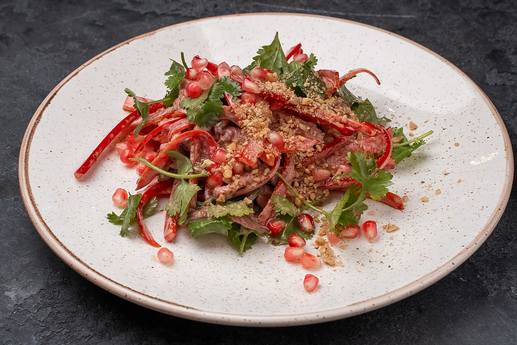 Салат с ростбифом