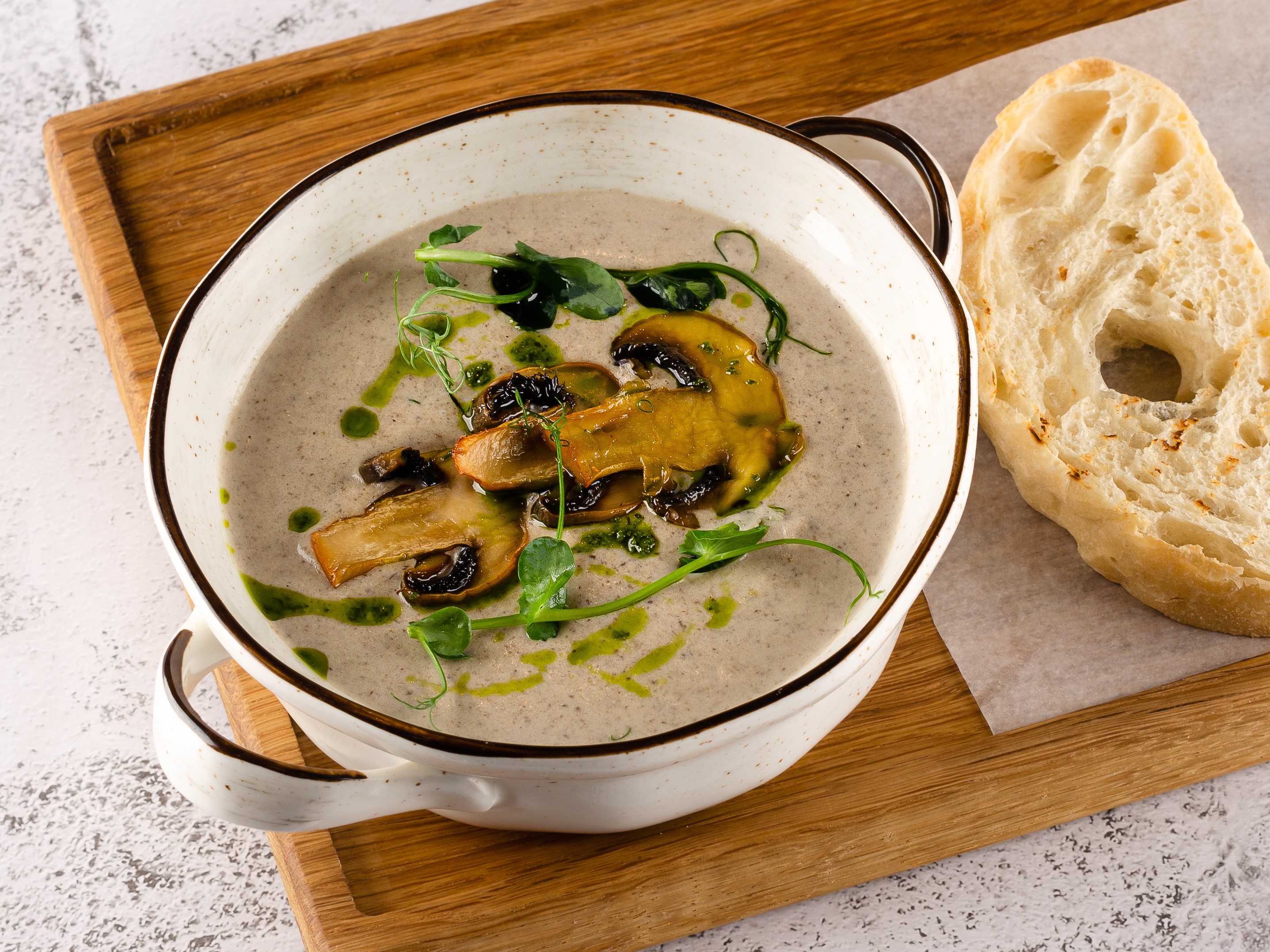 Крем-суп грибной