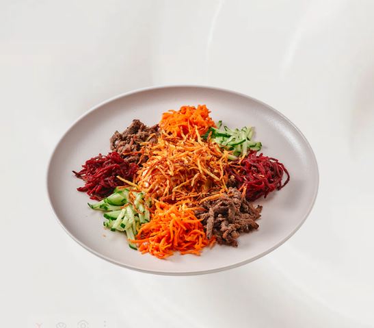 Чафан с телятиной и хрустящей картошкой пай