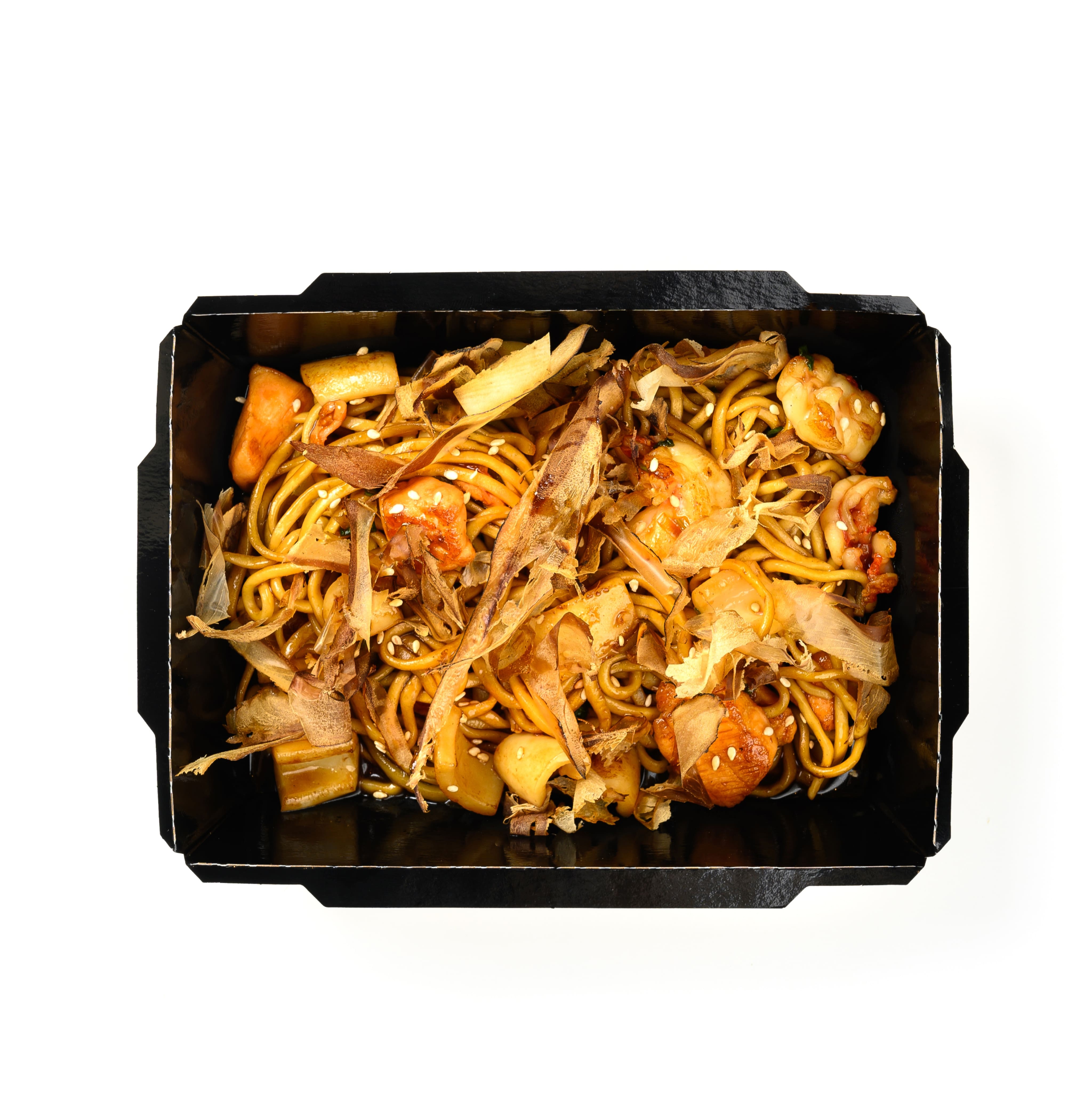 Лапша с морепродуктами