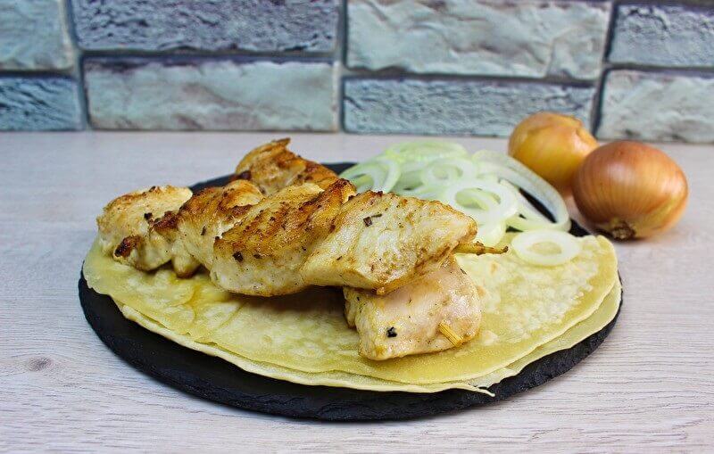 Шашлычок куриный на цитрусе