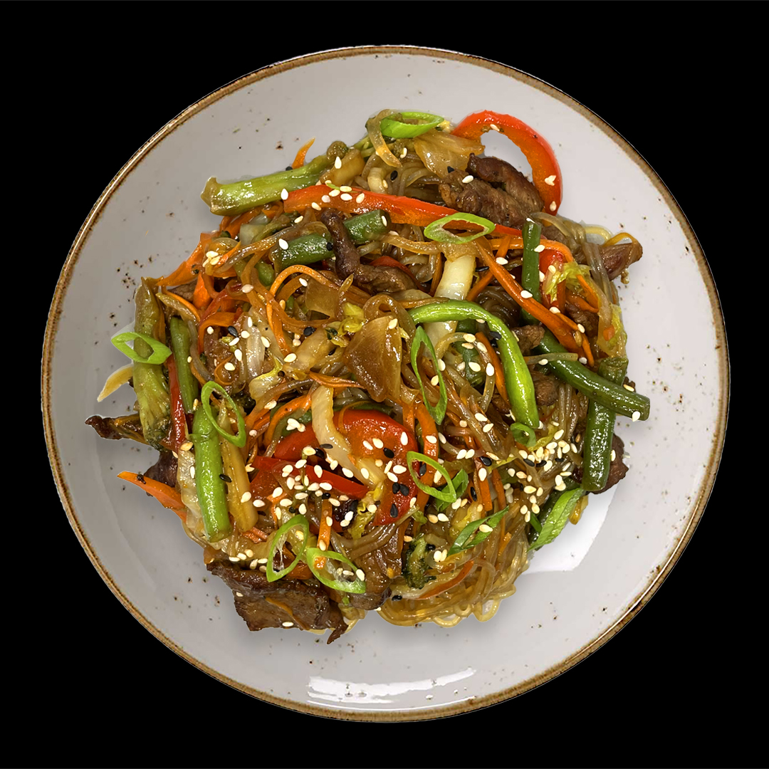Wok с говядиной фунчоза