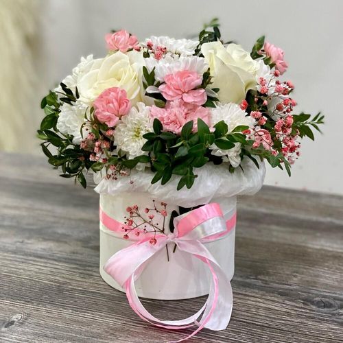 Букет роз в коробке (к1888)