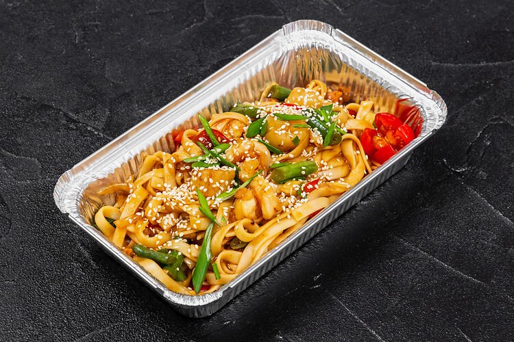 Удон с морепродуктами