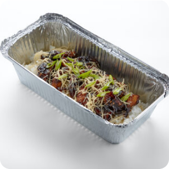 Курица терияки на рисовой подушке