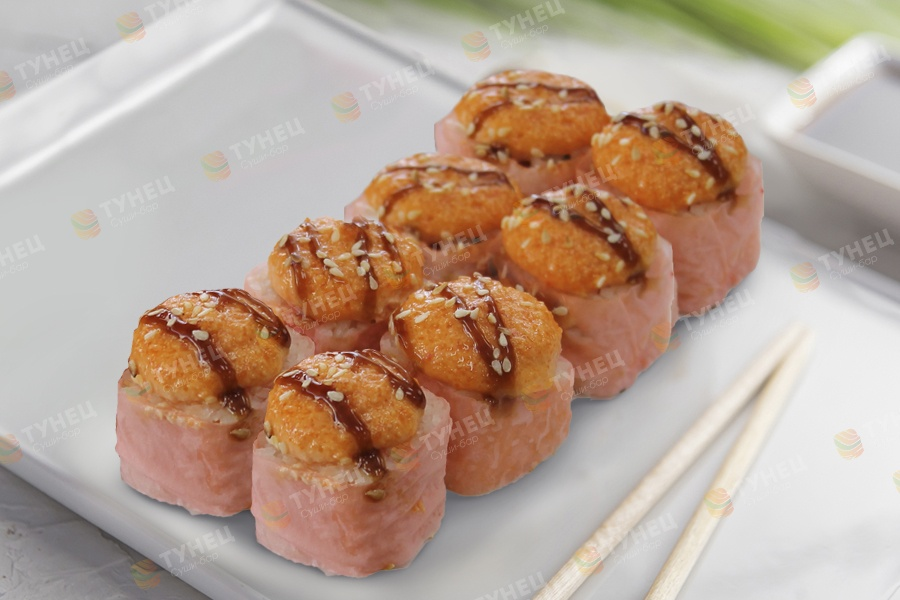 Запеченный маменори с курицей
