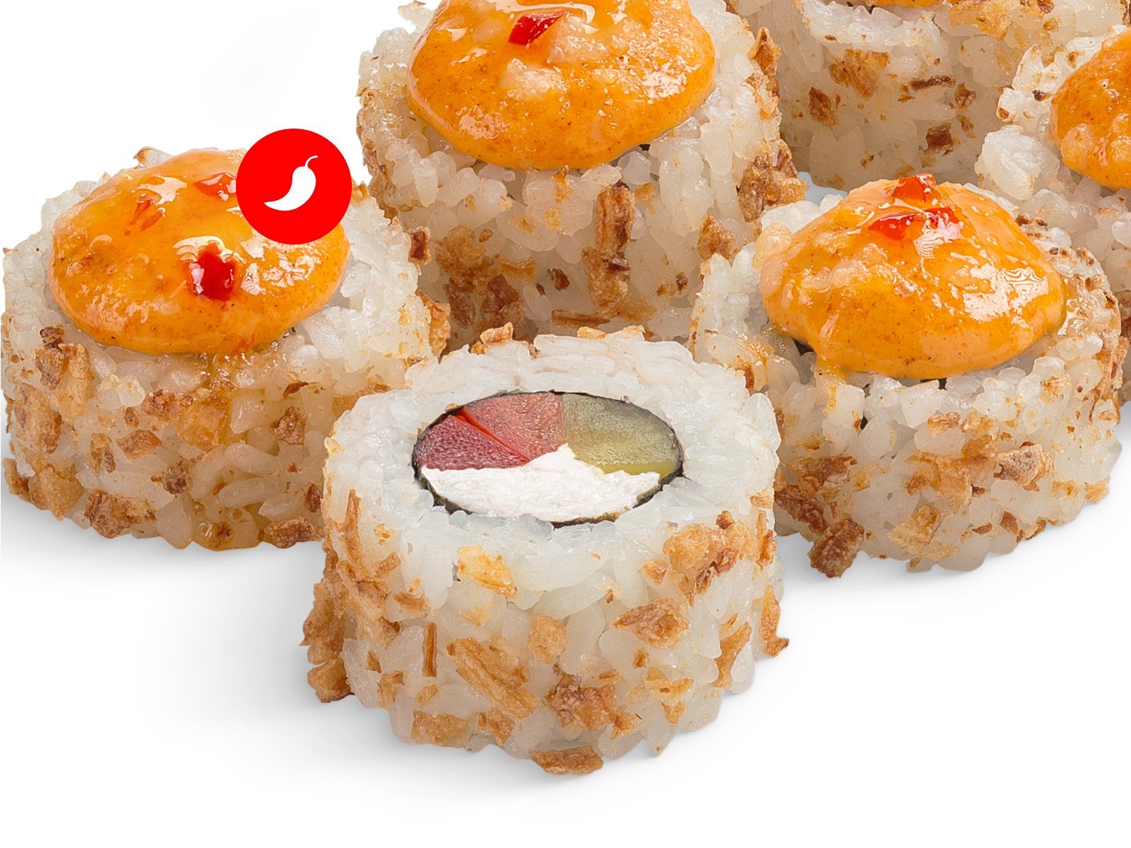 Ролл Цыпа со спайси соусом