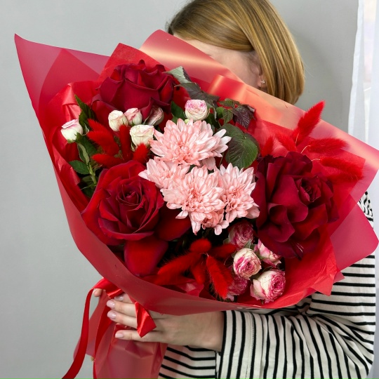 Букет для самой красивой! Лав