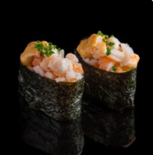 Гункан с креветкой