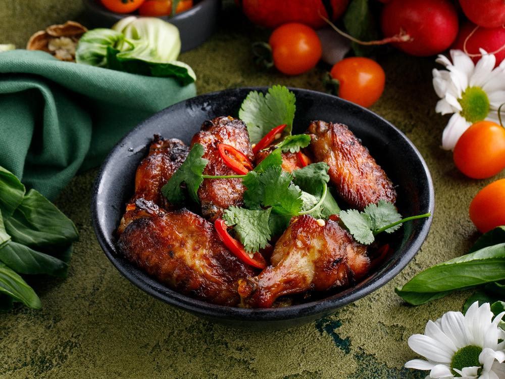 Запеченные куриные крылья