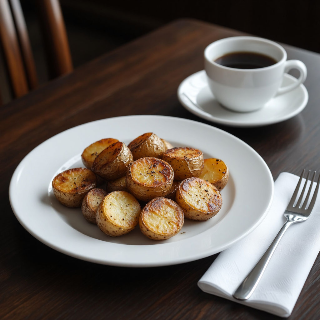 Запеченный картофель на углях