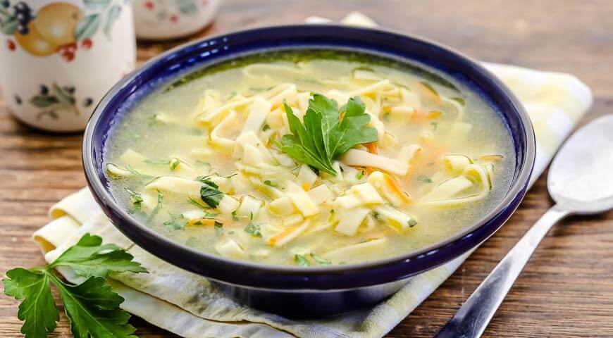 Суп Лапша с куриным филе