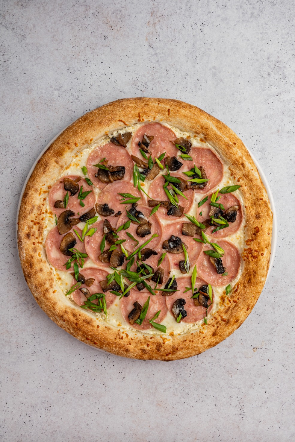 Пицца Грибная с ветчиной