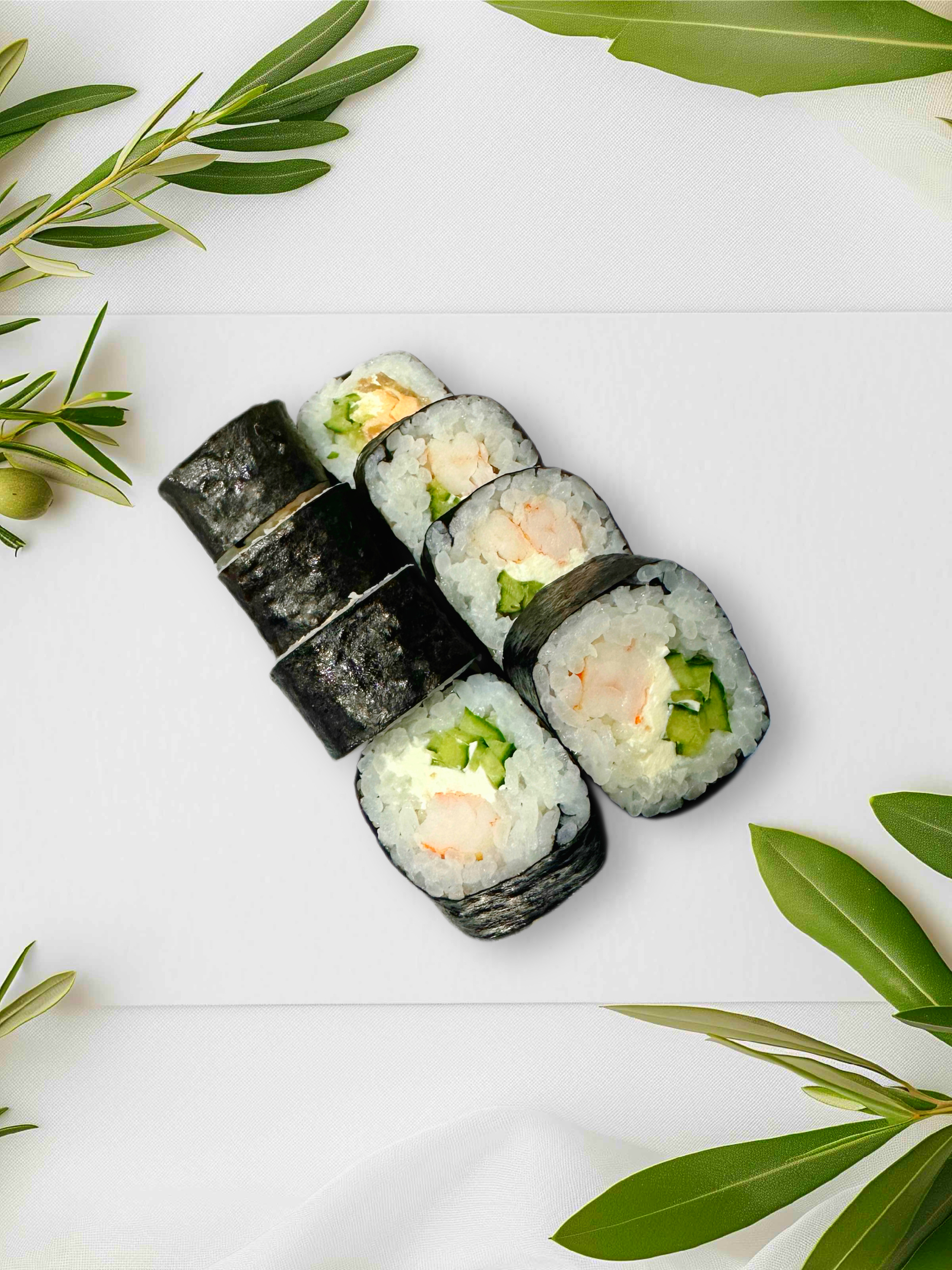 Маки ролл с креветкой