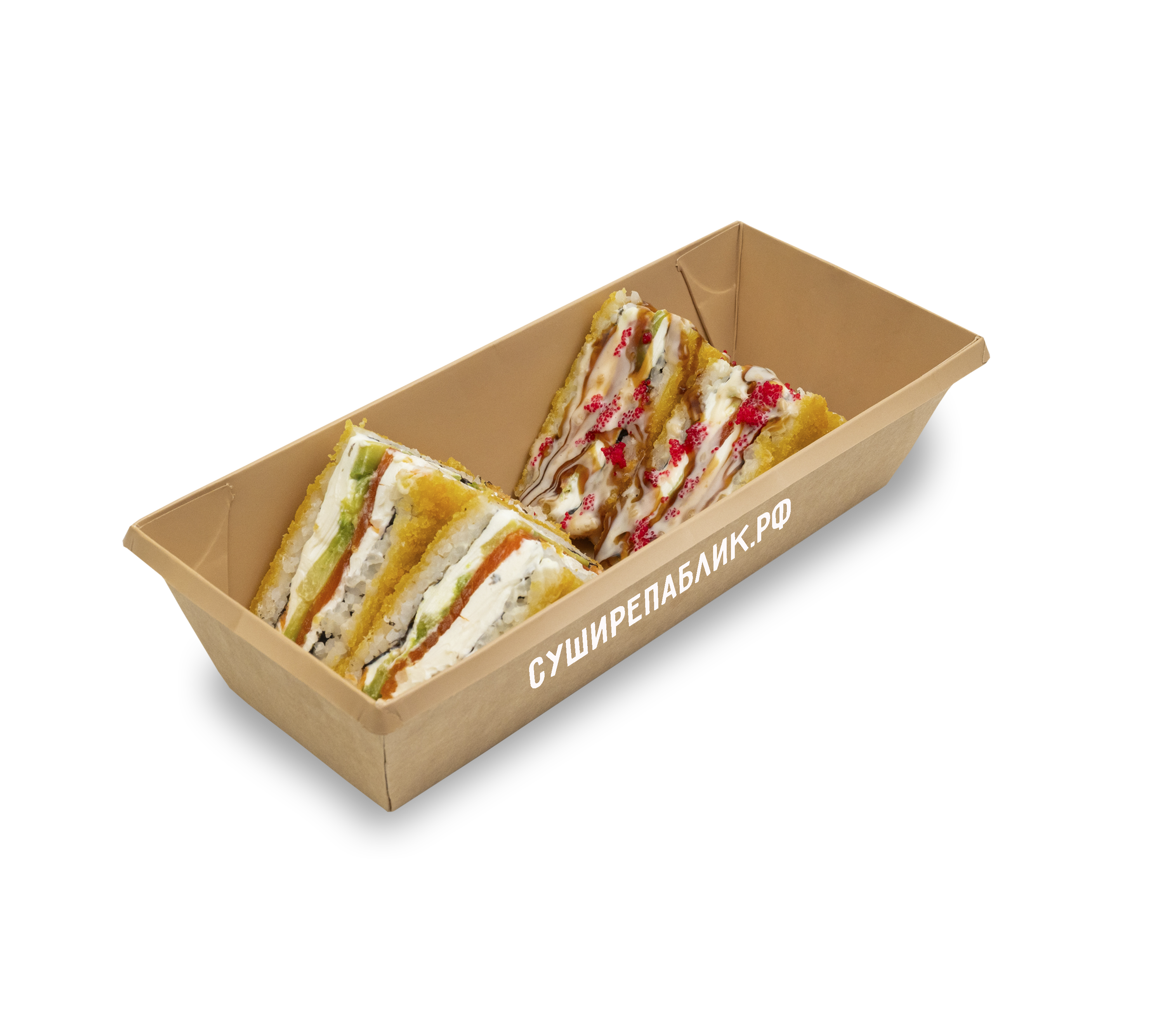 Сэндвич ролл с лососем