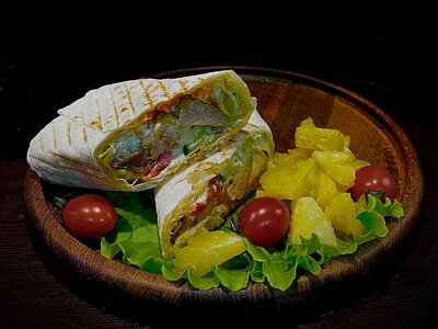 Шаурма ананасовая свинина
