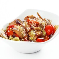 ТЕПЛЫЙ САЛАТ С КУРОЙ