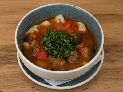 Чучвара шурпа из говядины