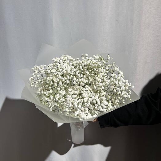 Букет из гипсофилы «Белое облачко»
