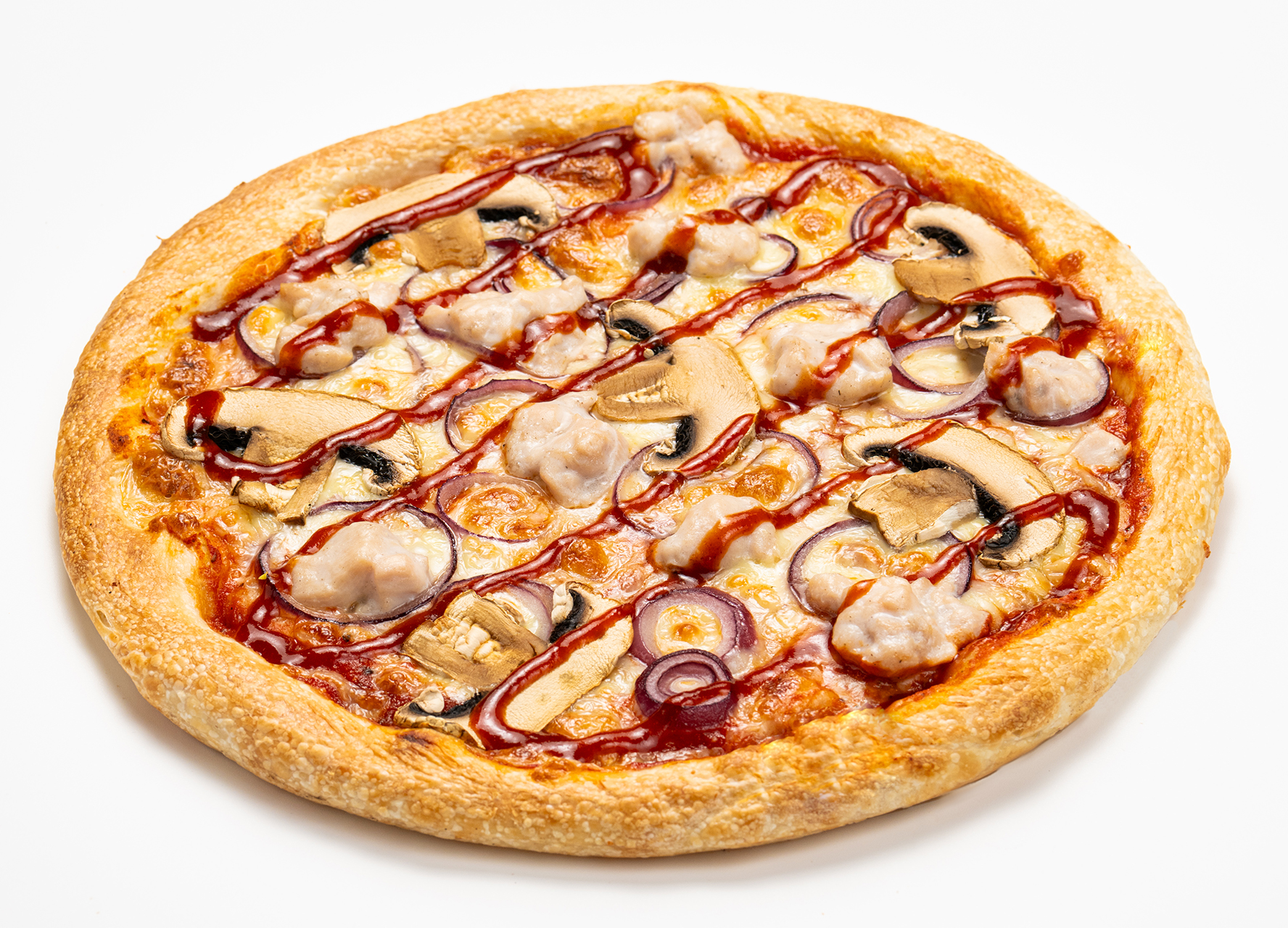 Пицца Чикен BBQ 25 см Тонкое