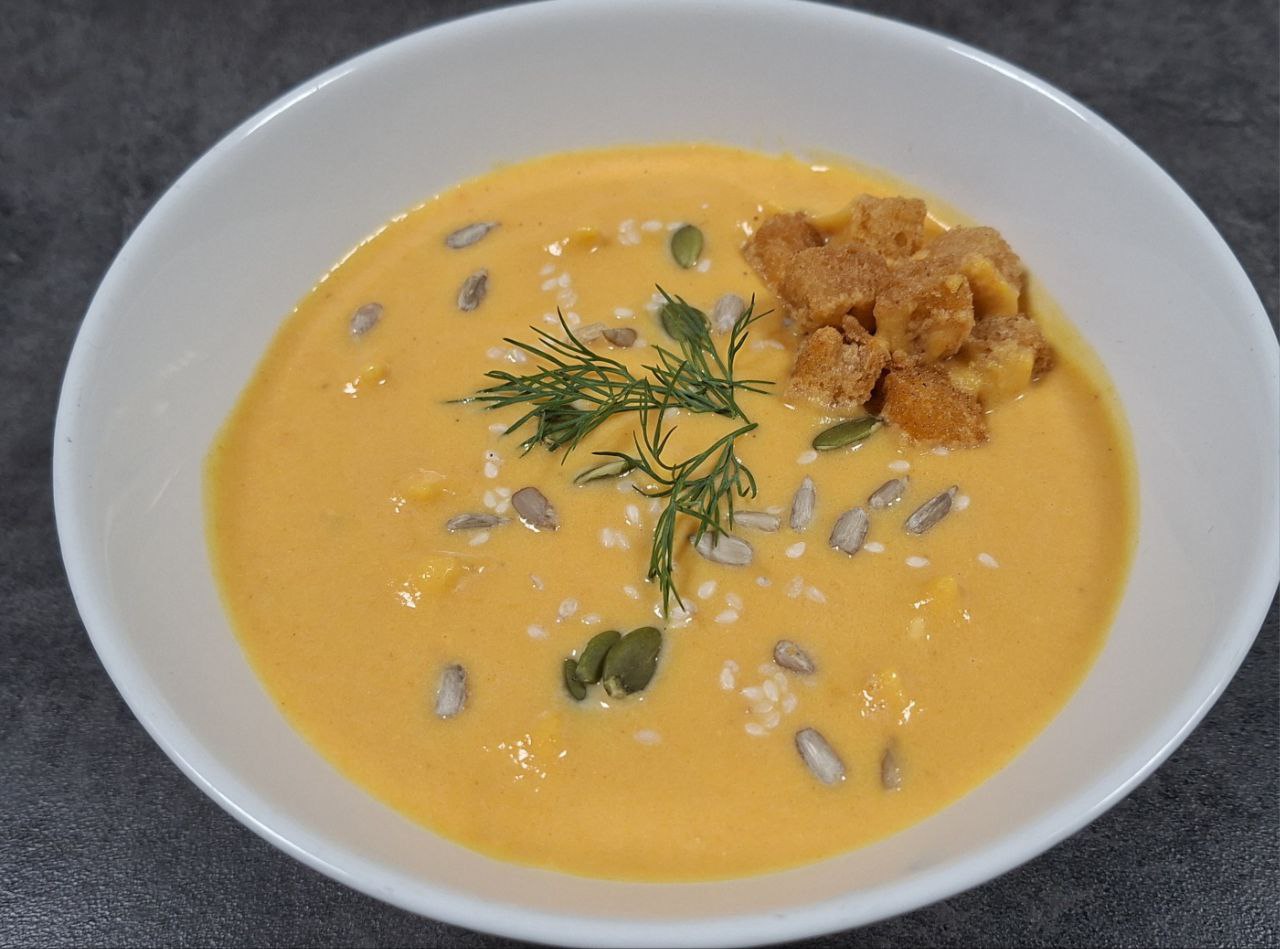Тыквенный крем-суп  с гренками 310 г
