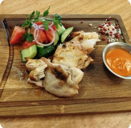 Филе куриного бедра на мангале