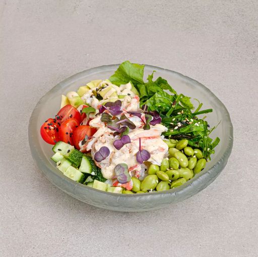 Поке с камчатским крабом