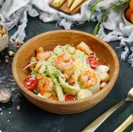 Цезарь с креветками