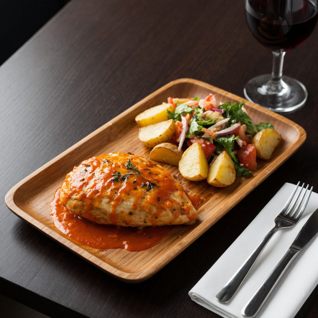 Куриная грудка в апельсиновом маринаде