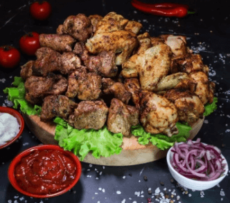 Шашлык из мякоти баранины