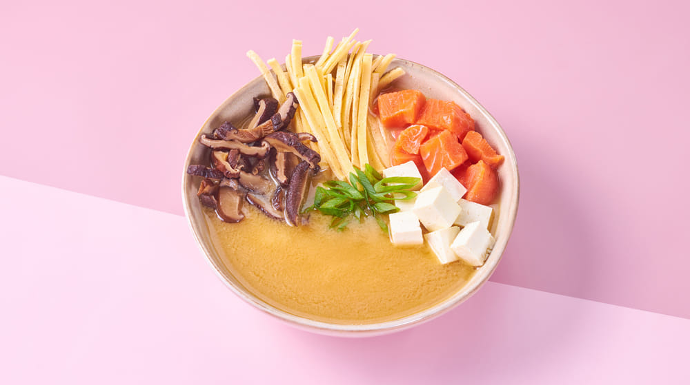 Суп Мисо с лососем