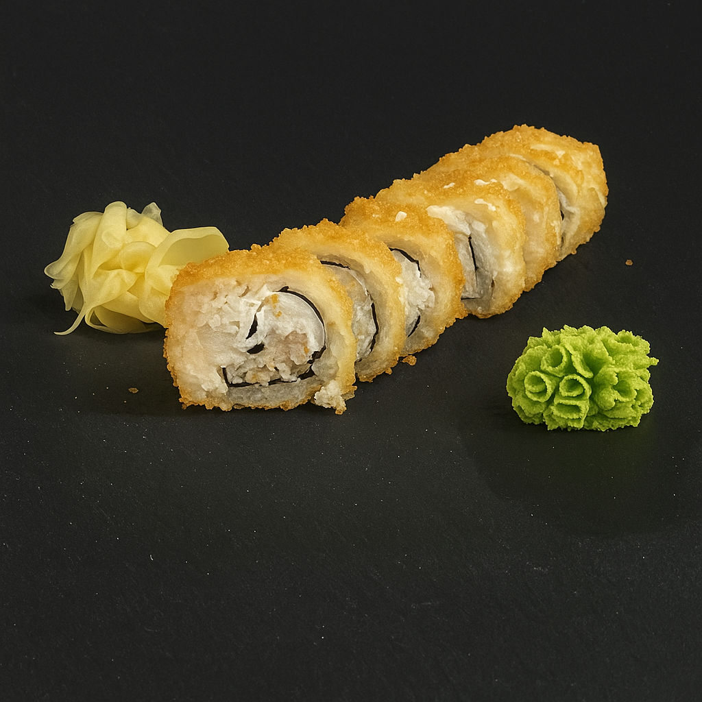 Горячий ролл с угрём