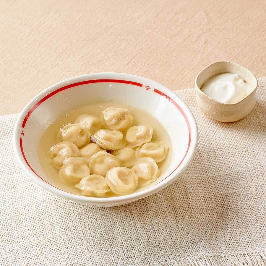 Пельмешки со сметаной