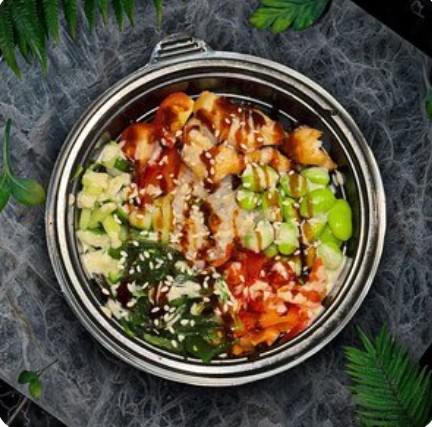 Поке с курицей