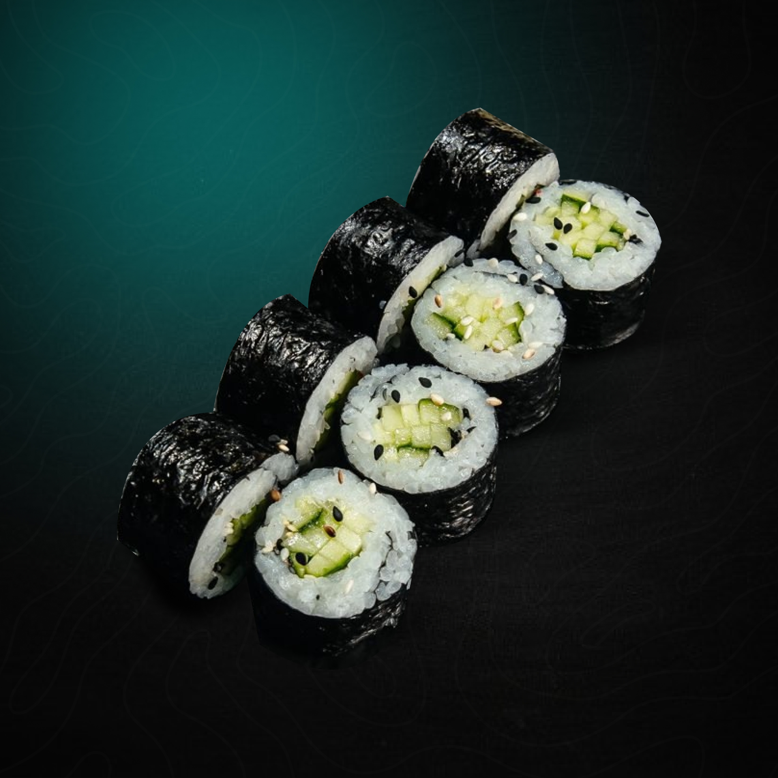 Маки с огурцом 