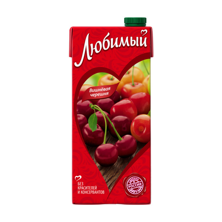 Сок Вишневый - Любимый (1л)