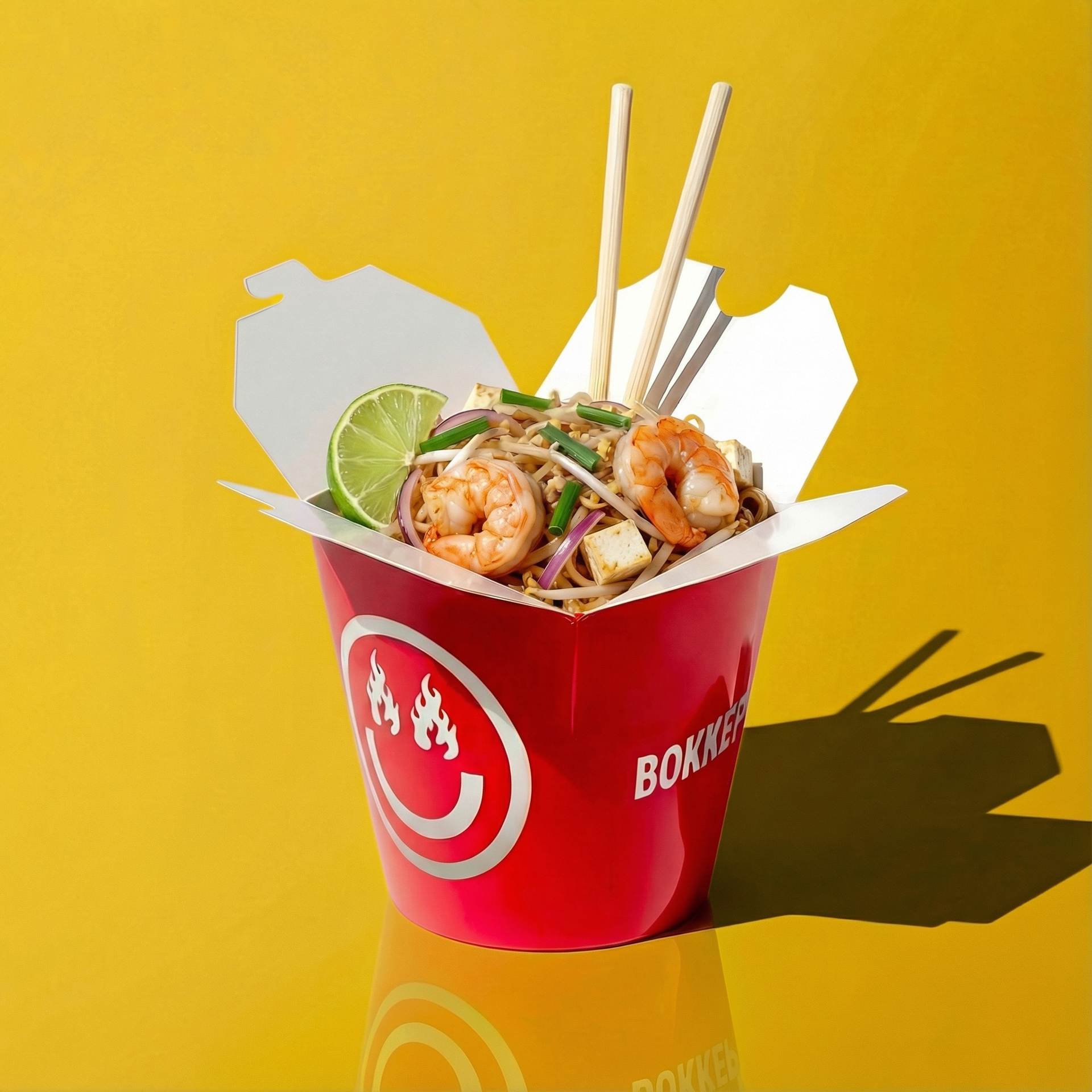 Пад тай креветки