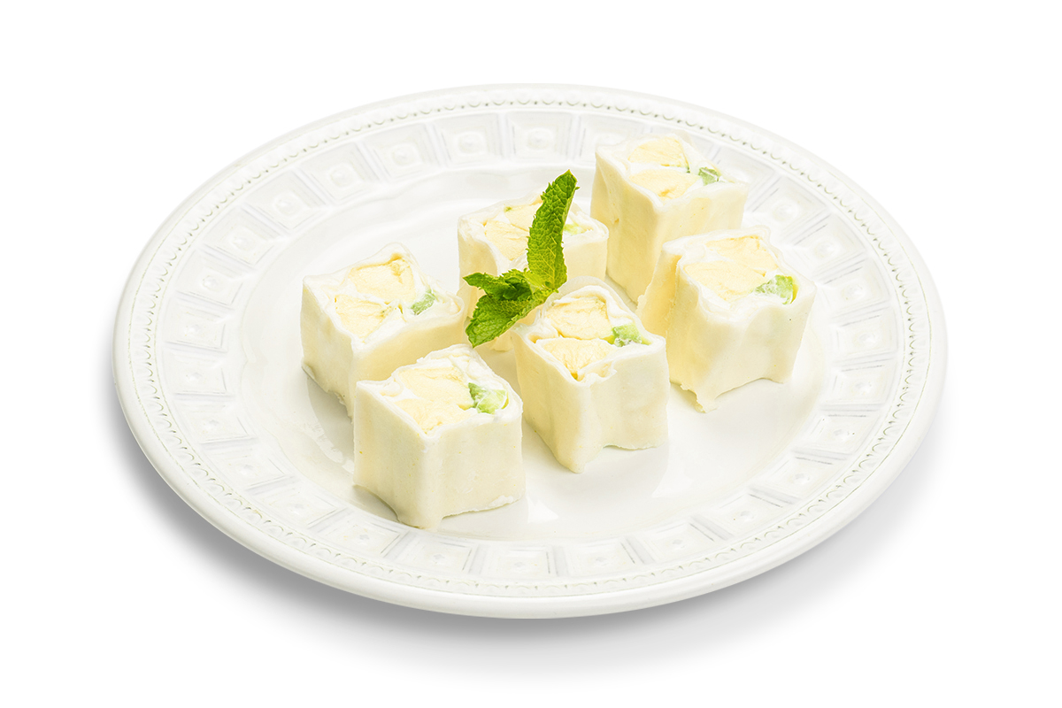 Ролл сладкий с киви и бананом